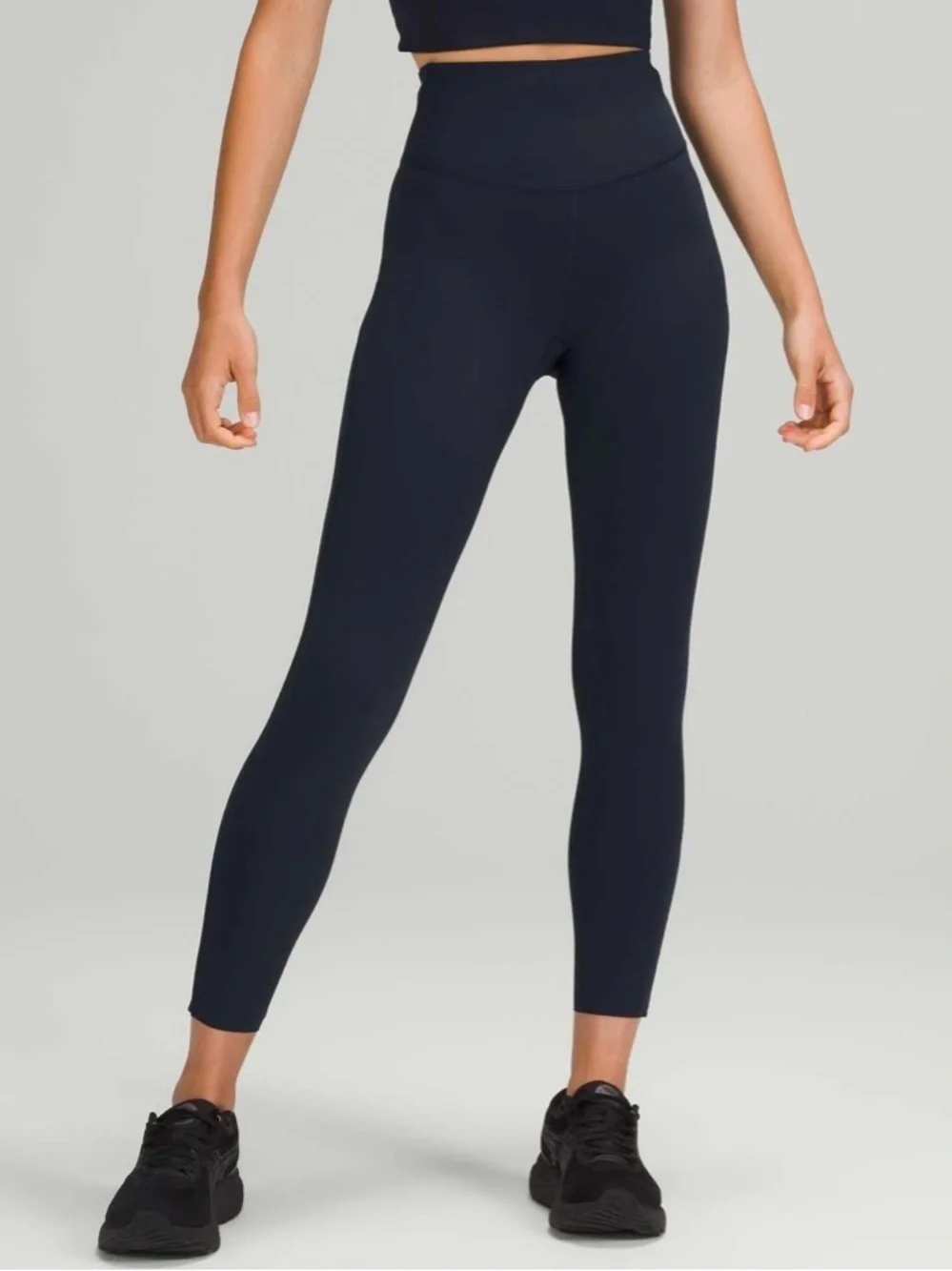 Lululemon Base Pace High-Rise Tight Legging 25” True Navy Nulux Leggings Size 10